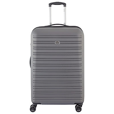 Delsey Segur 4 Wheel 70cm Medium Suitcase Grey Delsey Segur 4 Wheel 70cm Medium Suitcase Grey